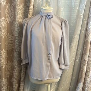 Vintage Kassie Blouse | Size 7/8 | 100% Polyester